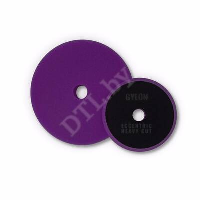 GYEON ECCENTRIC HEAVY CUT Полировальный круг эксцентрик жесткий фиолетовый 80 х 20 мм (2 шт)