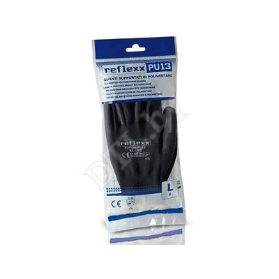 Многоразовые защитные перчатки, полиуретановые 24 см. Reflexx, 1 пара, размер XL